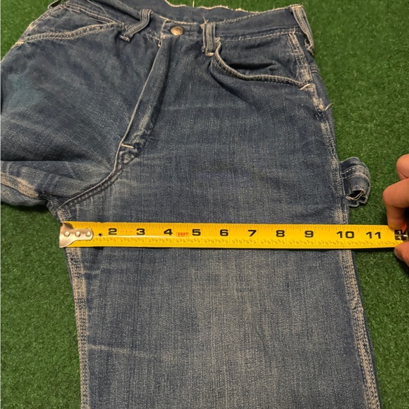 Vintage Carpenter Jeans 70s Talon Zipper Retro Regular Fit 24x32 Jeans - Picture 10 of 12